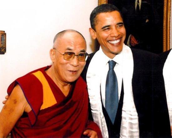 Resultado de imagem para Obama com Dalai Lama