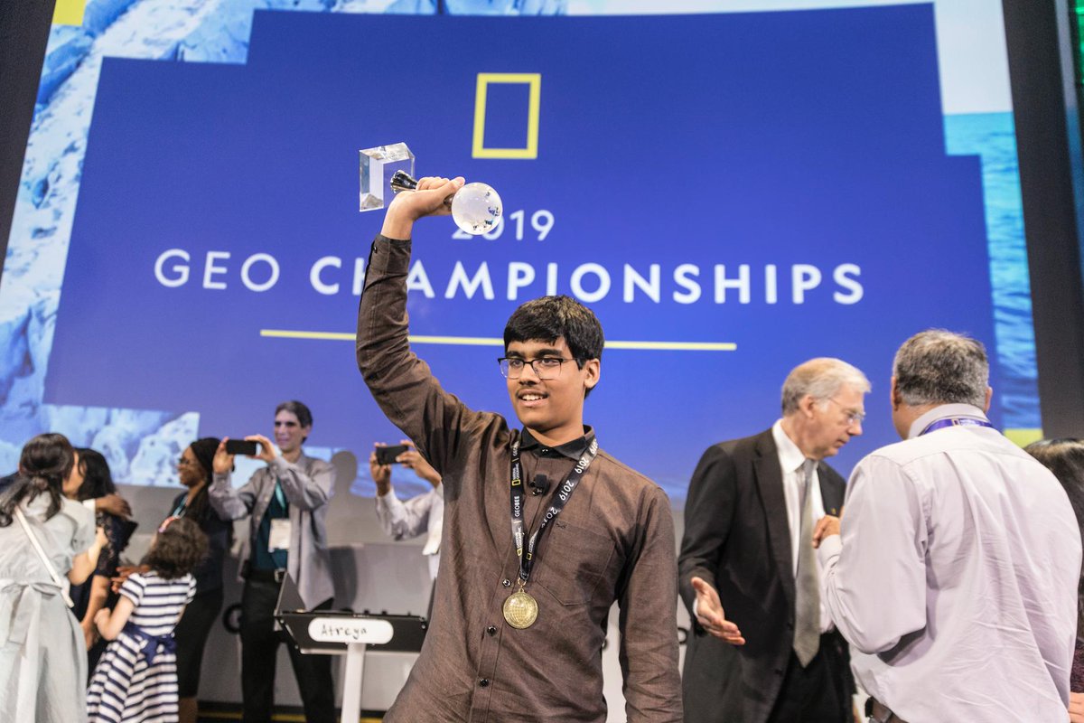 Former spelling bee champion wins 2019 National Geographic Bee NRI Pulse
