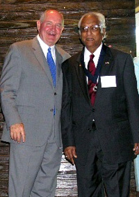 Giriraj Rao with GA Governor Sonny Perdue