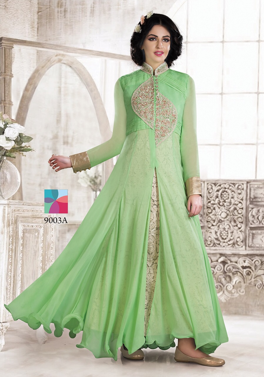 IndianStyle Evening Gowns   NRI Pulse